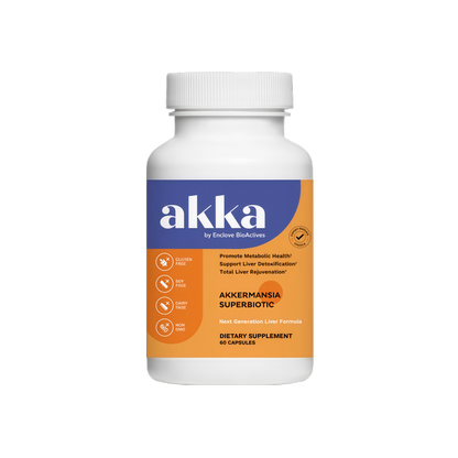 AKKA - Akkermansia Probiotic Liver Cleanse Detox & Repair - Liver Health Supplement for Energy, Digestion & Metabolism with Akkermansia Muciniphila (AKKA Superbiotics), Non-GMO, Gluten-Free, 60 Caps