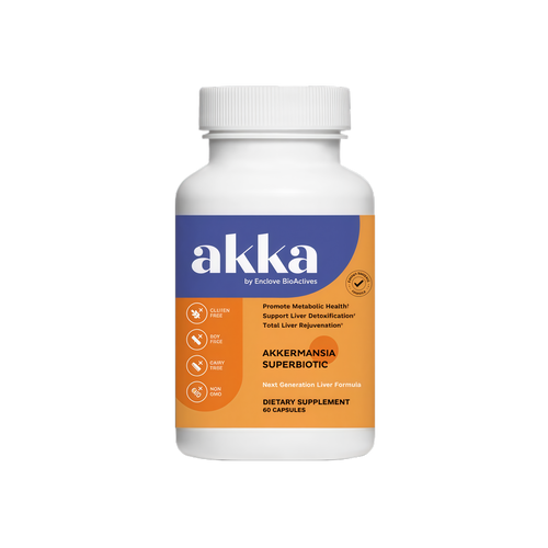 AKKA - Akkermansia Probiotic Liver Cleanse Detox & Repair - Liver Health Supplement for Energy, Digestion & Metabolism with Akkermansia Muciniphila (AKKA Superbiotics), Non-GMO, Gluten-Free, 60 Caps